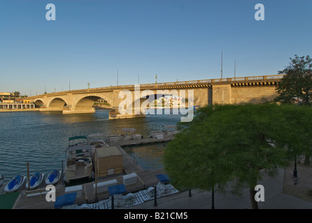 Arizona Lake Havasu City London Bridge Stock Photo