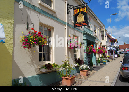 The Bell Hotel, West Street, New Alresford, Hampshire, England, United Kingdom Stock Photo