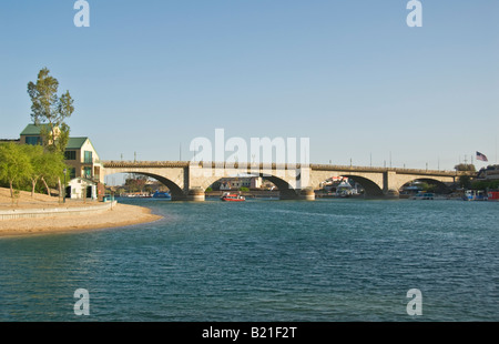 Arizona Lake Havasu City London Bridge Stock Photo