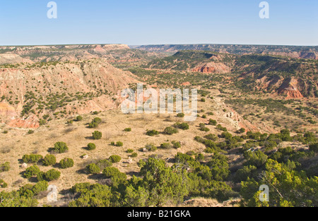 Texas Canyon Palo Duro Canyon State Park Stock Photo