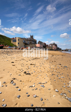 Cromer beach on a summers day Stock Photo