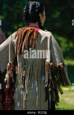 American native young woman Shawnee tribe Indians Ohio OH photos images pictures very high resolution sale on alamy vertical format USA US hi-res Stock Photo