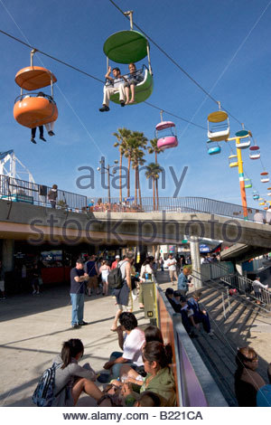 California Santa Cruz Beach Boardwalk amusement park food concession ...