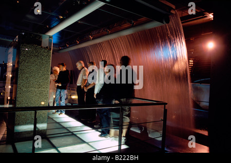 Tourists visiting The Storehouse Museum Guinness Brewery Dublin Ireland Stock Photo