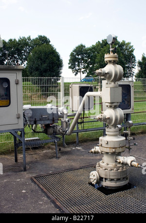 Gas Wellhead Christmas Tree Stock Photo