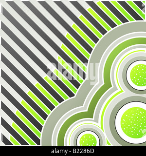 Vector illustration of a conceptual ecology background with abstract shapes water drops and modern circles Stock Photo