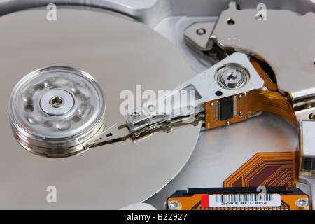 media storage memory  hard drive computer recording Stock Photo