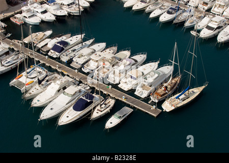 Boats in Monaco Stock Photo