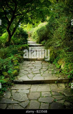 Pathway in Didsbury park Manchester UK Stock Photo