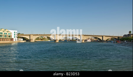 Arizona Lake Havasu City London Bridge Stock Photo