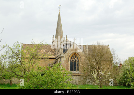 St Cyriac's Church in Lacock Wiltshire England UK Stock Photo