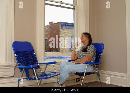 Restful Gazing Stock Photo