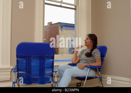 Inside Looking Out Stock Photo