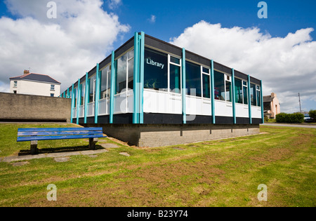 Torpoint Library Cornwall UK Stock Photo