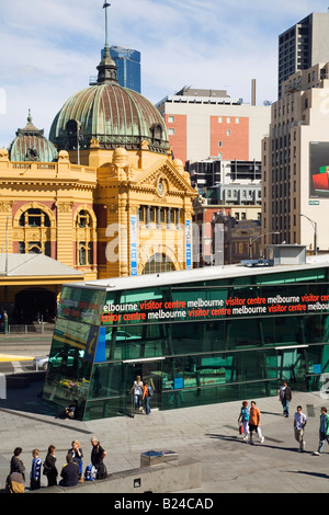 Federation Square - Melbourne, Victoria, AUSTRALIA Stock Photo