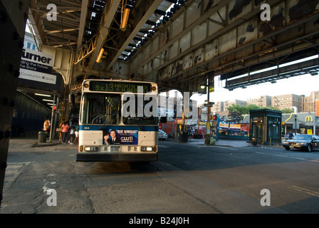 A New York City MTA bus arrives at its final destination, Yankee ...