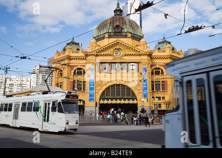 Flinders Street Station - Melbourne, Victoria, AUSTRALIA Stock Photo
