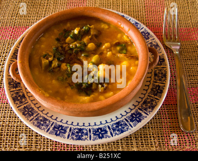 Locro, a typical dish from Argentina Stock Photo