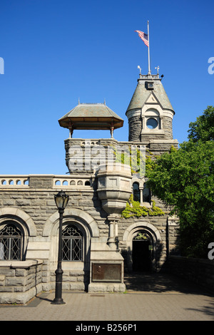 Belvedere Castle in Central Park - New York City, USA Stock Photo