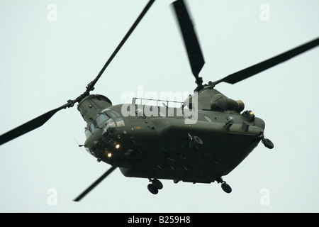 The RAF operates the largest fleet of Chinook Support Helicopters after the US Army, with a total of 34 HC2s, 6 HC2As and 8 HC3s Stock Photo