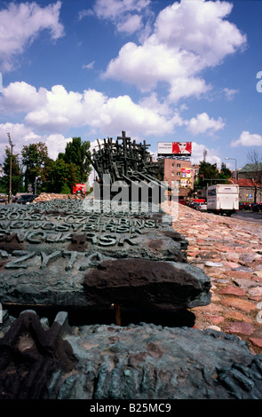 July 10, 2008 - Monument to the victims of the Soviet invasion of Poland on Sept 17, 1939 in the Polish capital of Warsaw. Stock Photo