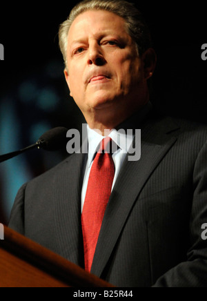 Former US Vice President and Noble Peace Prize winner Al GORE speaks on ...