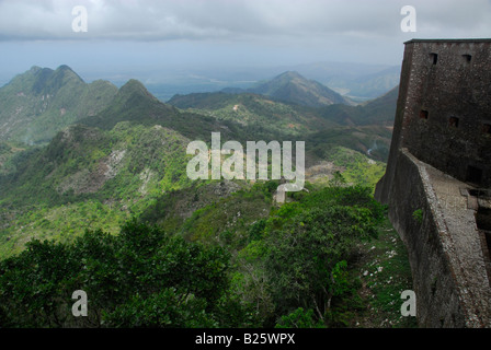 View from the Citadel in Northern Haiti, Milot Stock Photo