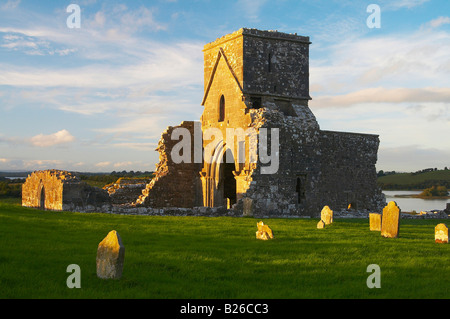 outdoor photo, Devenish Island, Lower Lough Erne, Shannon & Erne Waterway, County Fermanagh, Northern Ireland, Europe Stock Photo