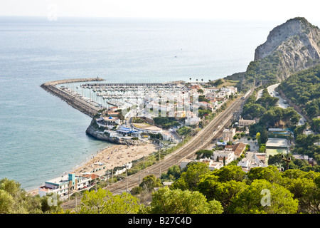 Garraf village in summer Stock Photo