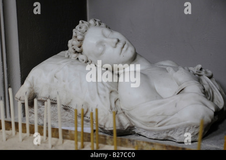 Sculpture in Dunstan In The West Church on Fleet Street London Stock Photo