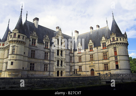 Azay le Rideau Chateau Loire France Stock Photo