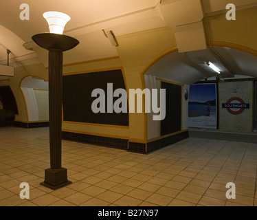 Art Deco Southgate Underground Station Piccadilly line London Stock Photo