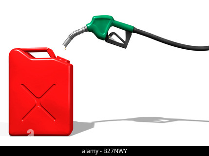 Gasoline and Energy crisis concept Stock Photo