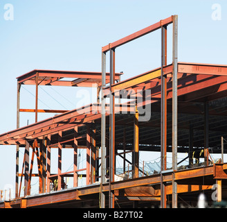 Commercial construction site, New York City, New York, United States Stock Photo