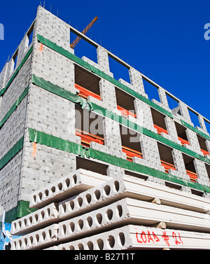Residential construction site, New York City, New York, United States Stock Photo