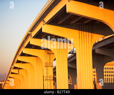 Low angle view of elevated highway Stock Photo