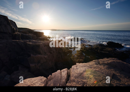 Thunder Hole, Acadia National Park, Maine Stock Photo: 167509500 - Alamy