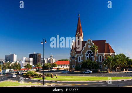 The Christ Church or Christuskirche in Windhoek, Namibia Stock Photo