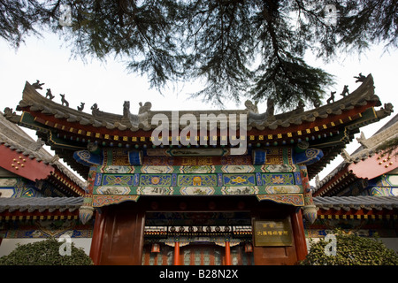 Traditional pagoda style architecture in Xian China Stock Photo