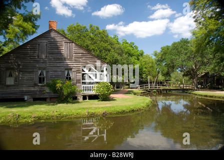 The Castille House, Acadian Village, Lafayette, Louisiana Stock Photo