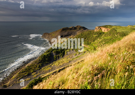 Kettleness Nab North Yorkshire Coast near Whitby Stock Photo