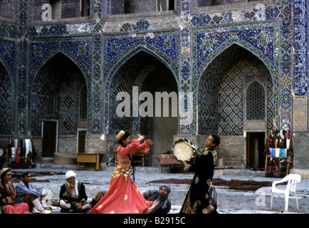 Folk Dancing Samarkand Uzbekistan Date 23 04 2008 Ref ZB955 113876 0021 COMPULSORY CREDIT World Pictures Photoshot Stock Photo