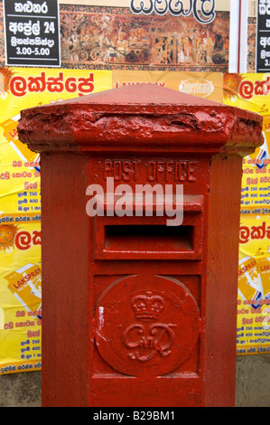 Post box Beruwala Sri Lanka Date 20 04 2008 Ref ZB648 115261 0070 COMPULSORY CREDIT World Pictures Photoshot Stock Photo