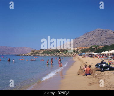 Pefkos Rhodes Greek Islands Stock Photo