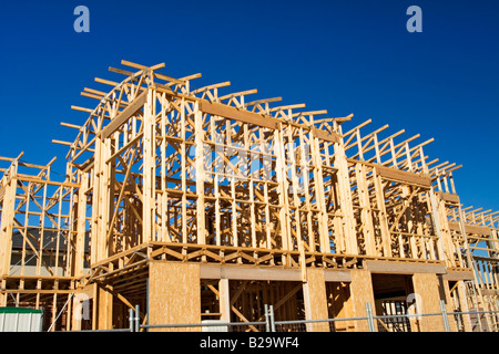 Residential Construction / New Residential Construction.Melbourne Victoria Australia. Stock Photo