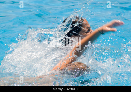 Israel Sfaim water Park summer fun swimming Stock Photo