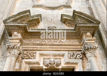 Baroque portico Stock Photo