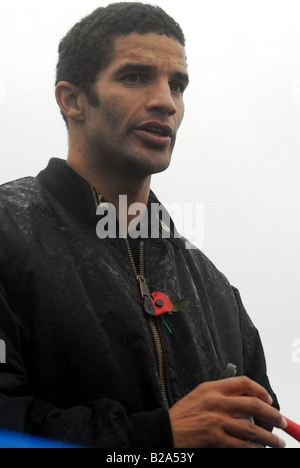 Portsmouth and England Goalkeeper David James at the BUPA Great South Run Stock Photo