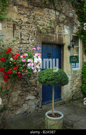 Bed and Breakfast accommodation in the National Trust village of Lacock Stock Photo