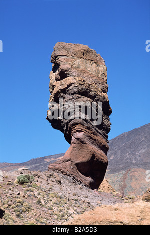 Roque Cinchado in the Teide National Park Tenerife Stock Photo
